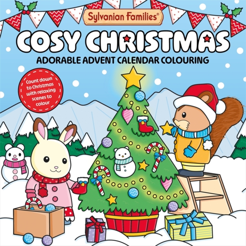 Sylvanian Families Cosy Christmas : Adorable Advent Calendar Colouring/Product Detail/Calendars & Diaries