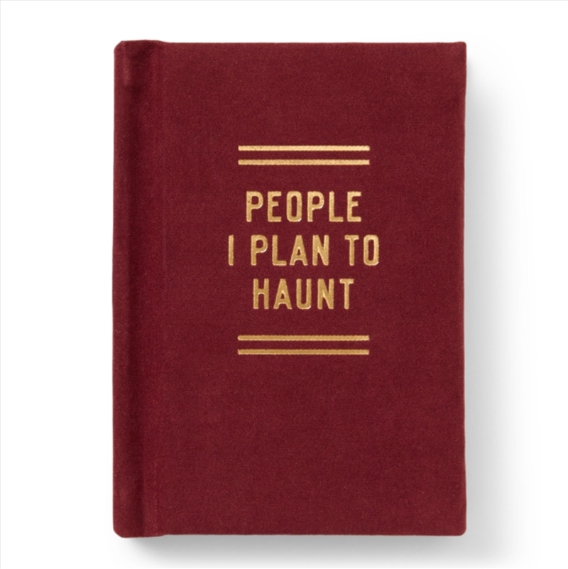 People I Plan To Haunt Tiny Diary/Product Detail/Calendars & Diaries