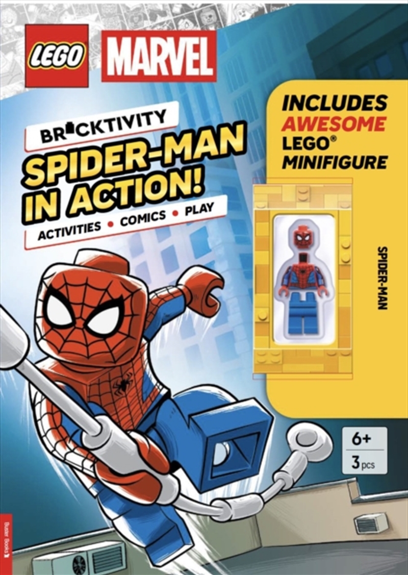 LEGO® MARVEL: Spider-Man in Action (with Spider-Man minifigure)/Product Detail/Kids Activity Books