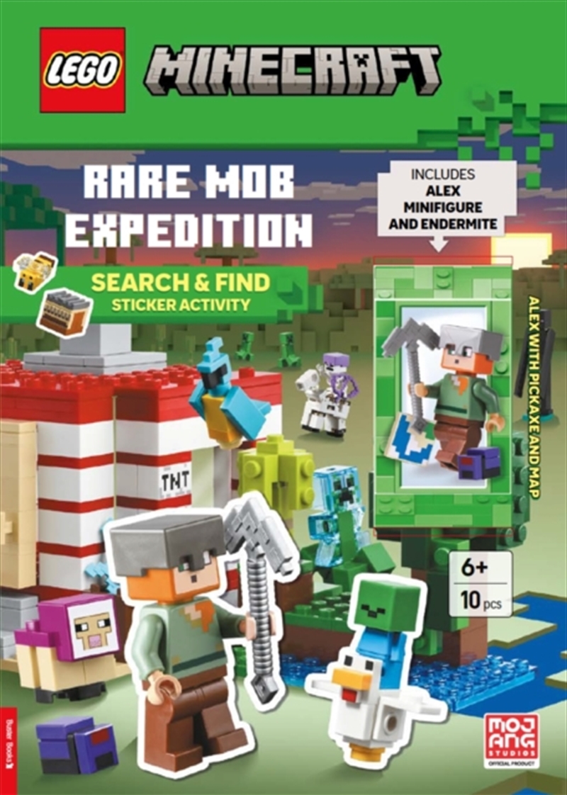 LEGO® Minecraft™: Rare Mob Expedition – Search & Find Sticker Activity Book (with Alex minifigure, e/Product Detail/Kids Activity Books