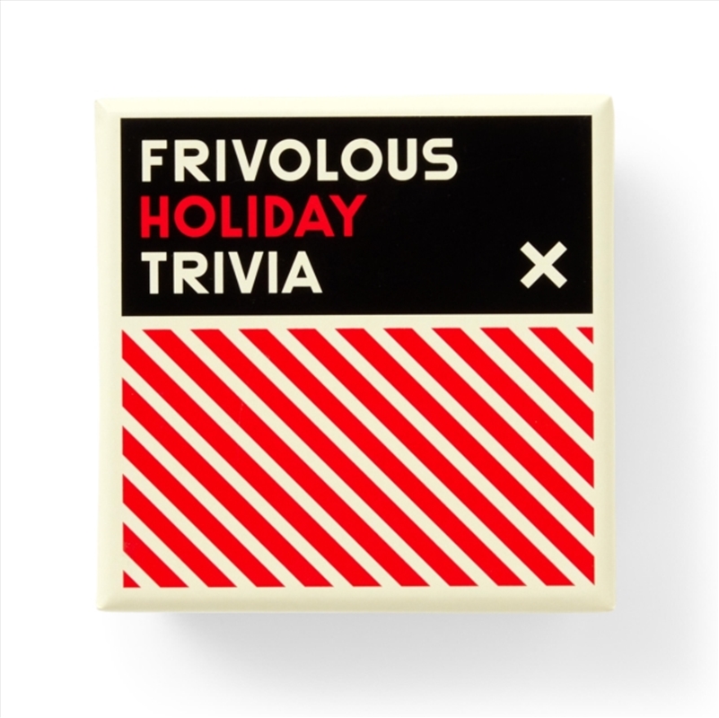 Frivolous Holiday Trivia/Product Detail/Card Games