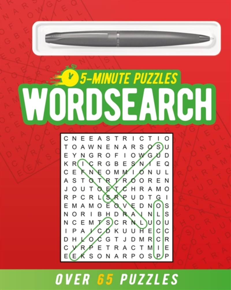 5-Minute Wordsearch (includes ball-point pen) : Over 65 Puzzles/Product Detail/Adults Activity Books