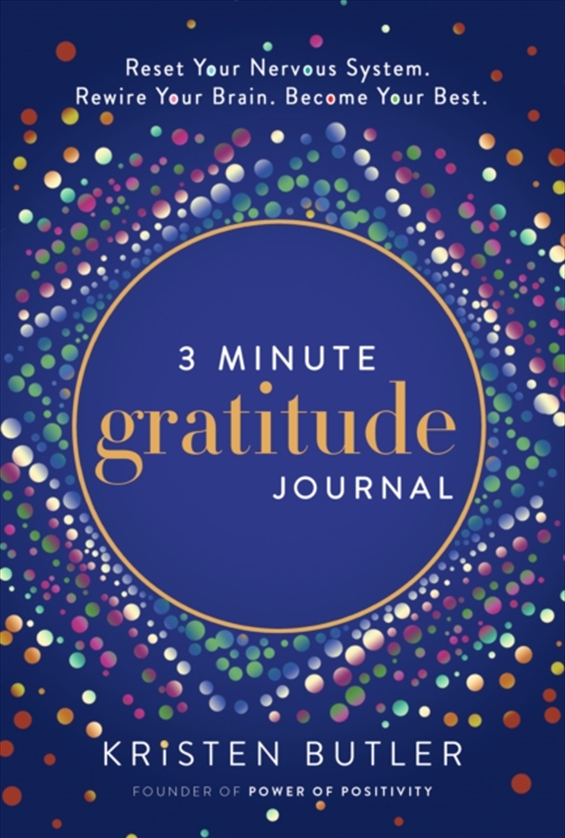 3 Minute Gratitude Journal : Reset Your Nervous System. Rewire Your Brain. Become Your Best./Product Detail/Self Help & Personal Development