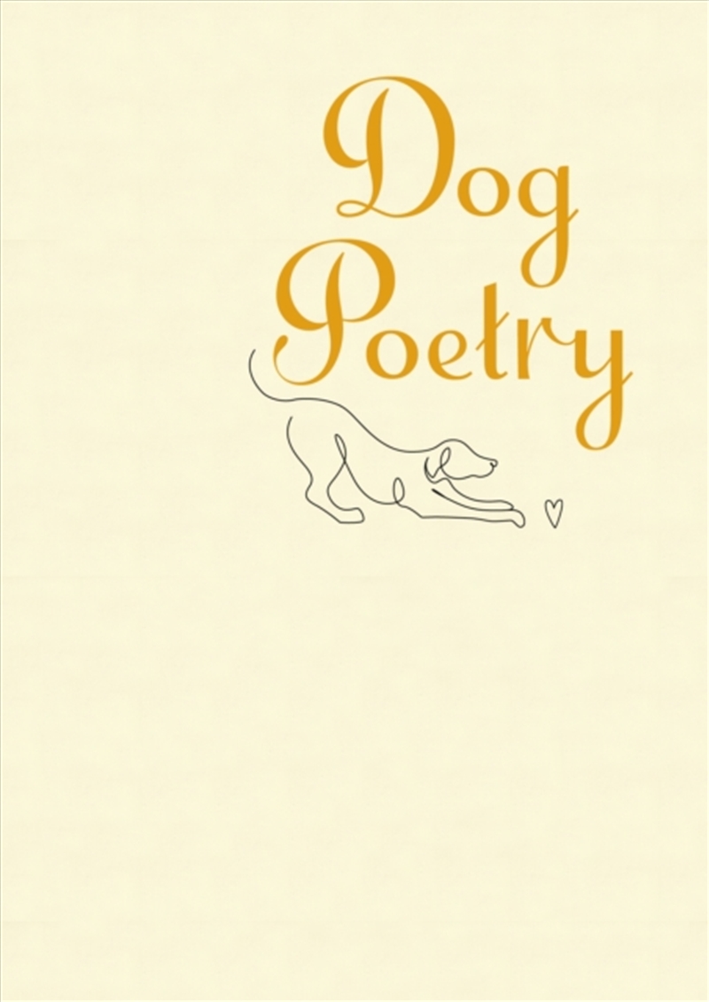 Dog Poetry/Product Detail/Literature & Poetry