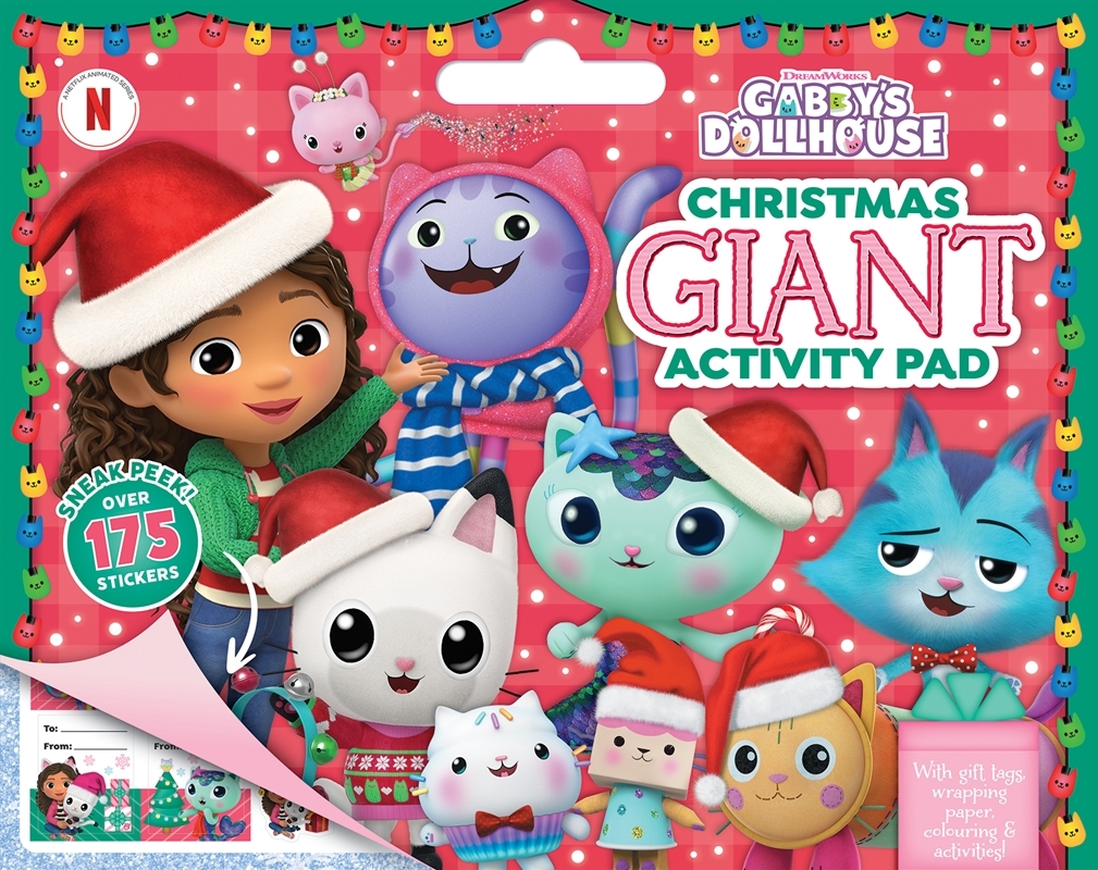 Gabby’s Dollhouse: Christmas Giant Activity Pad/Product Detail/Kids Activity Books