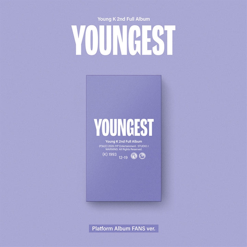 Day6 Young K - Youngest 2nd Full Album PLATFORM ALBUM FANS VER/Product Detail/World