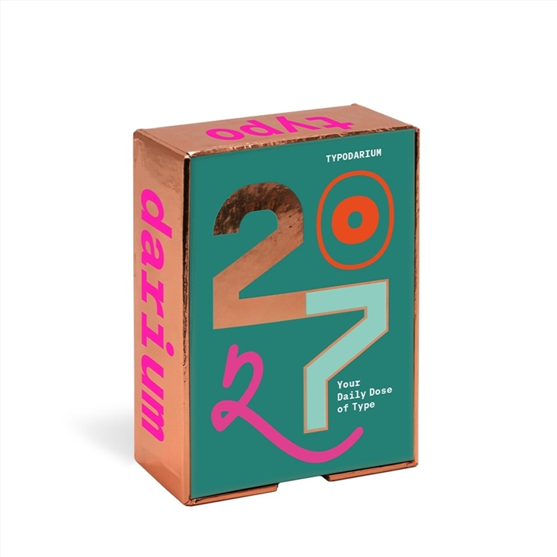 Typodarium 2027 Calendar/Product Detail/Calendars & Diaries