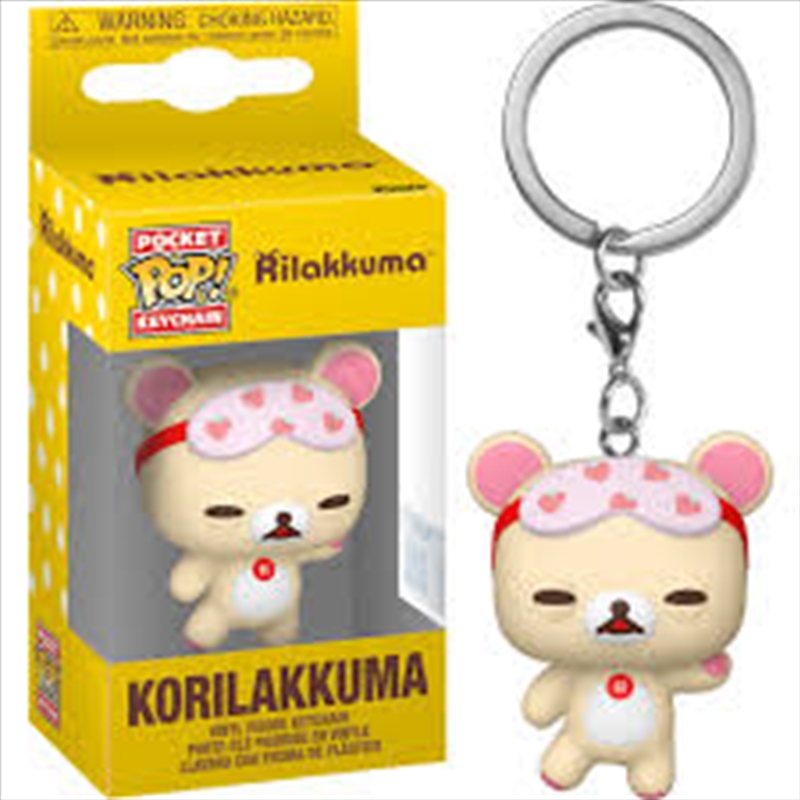 Rilakkuma - Korilakkuma (Sleepy) Pop! Keychain/Product Detail/Pop Vinyl Keychains