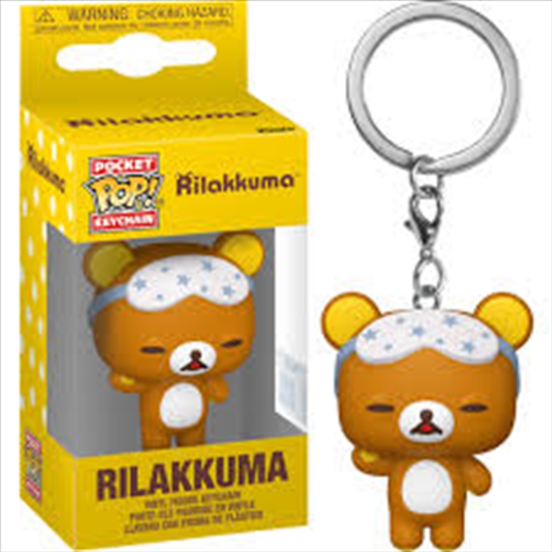 Rilakkuma - Rilakkuma (Sleepy) Pop! Keychain/Product Detail/Pop Vinyl Keychains