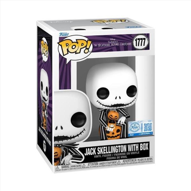 Nightmare Before Christmas - Jack Skellington w/Box Pop! Vinyl RS/Product Detail/Movies