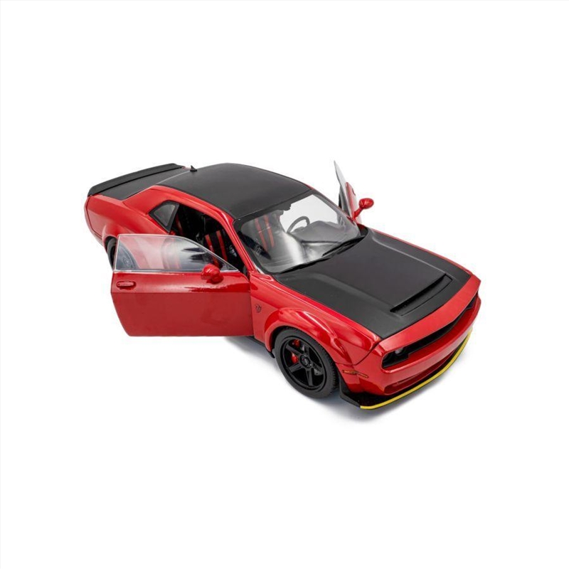 Solido Cars - Dodge Challenger Demon TOR Red 2023 1:18 Scale Diecast Vehicle/Product Detail/Figurines