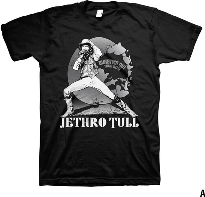 Jethro Tull - Bursting Out Live Bnw - T-Shirt - XL/Product Detail/Shirts