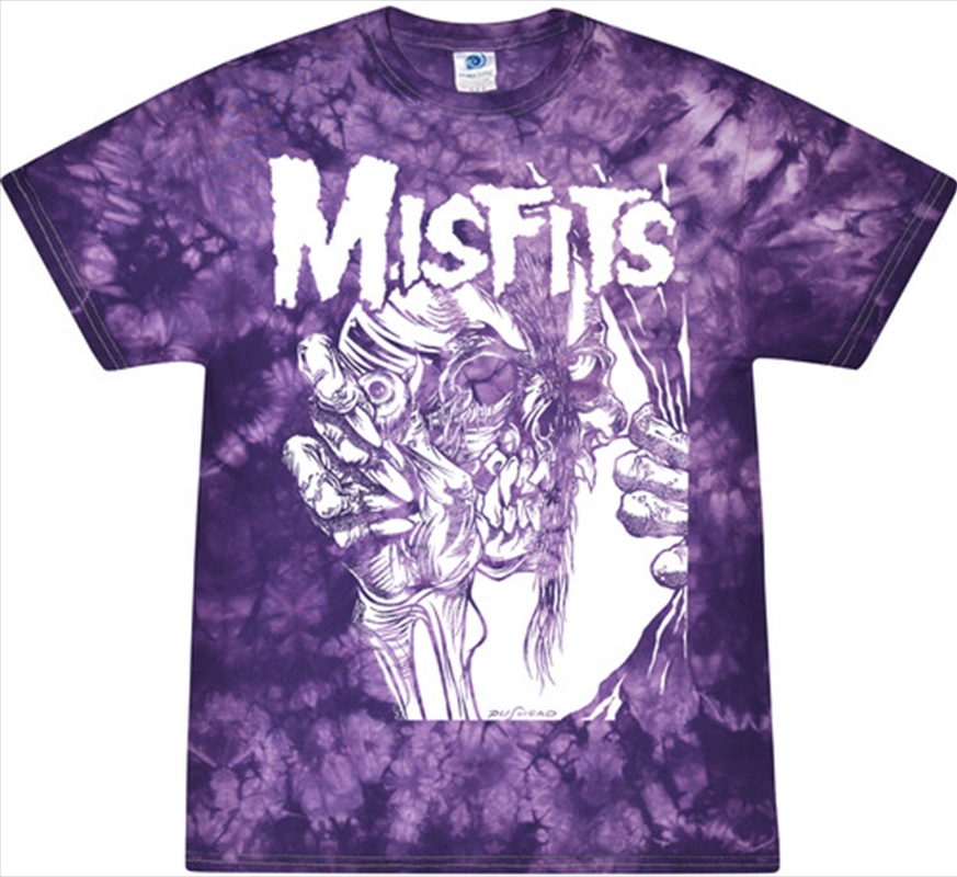 Misfits - Eyeball Purple - T-Shirt - Small (Tie Dye)/Product Detail/Shirts