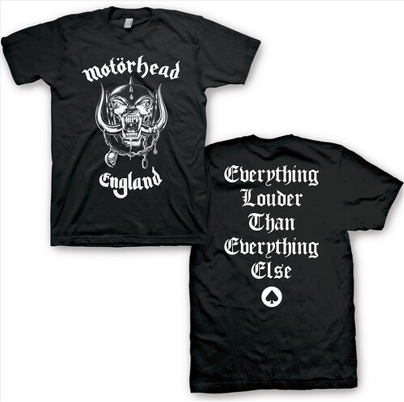 Motorhead - Everything Louder - T-Shirt - Medium/Product Detail/Shirts