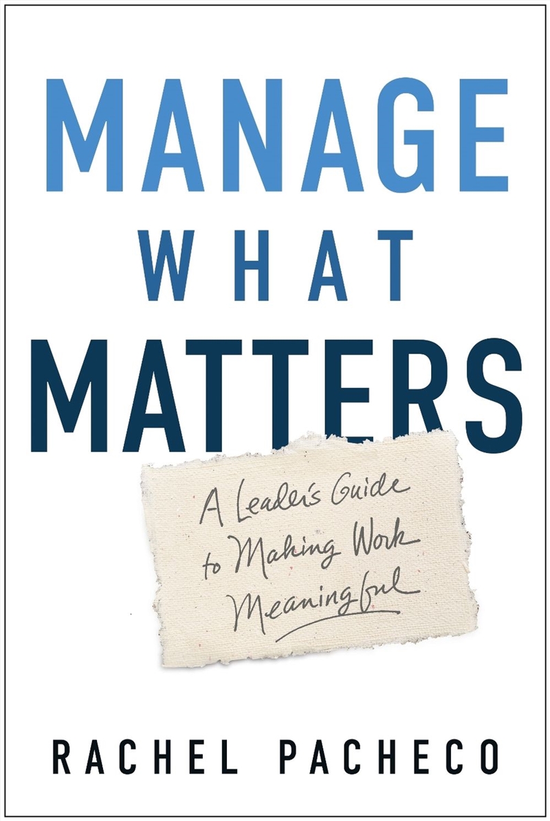 Manage What Matters/Product Detail/Business Leadership & Management