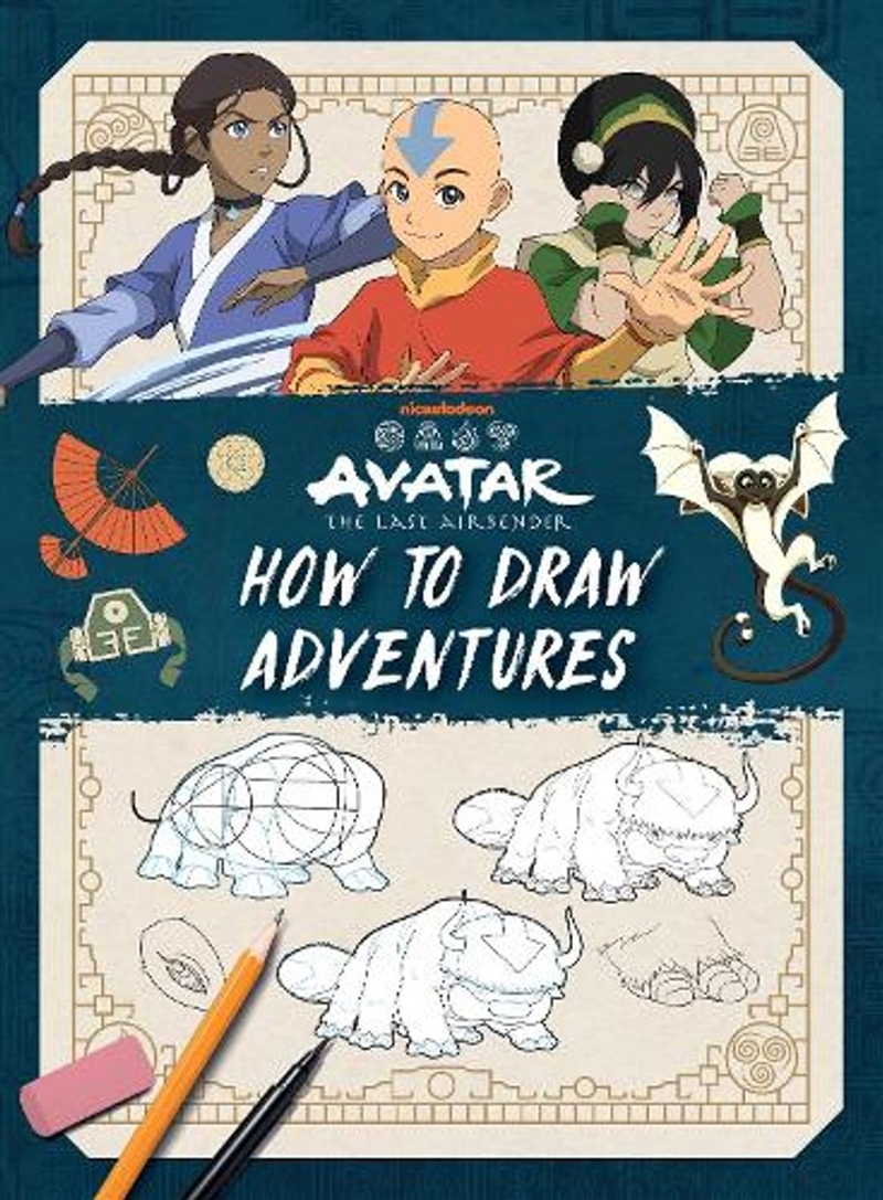 Avatar the Last Airbender: How to Draw Adventures/Product Detail/Kids Activity Books
