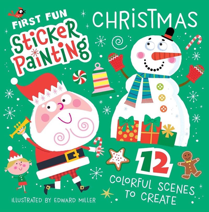 First Fun Sticker Painting: Christmas/Product Detail/Kids Colouring