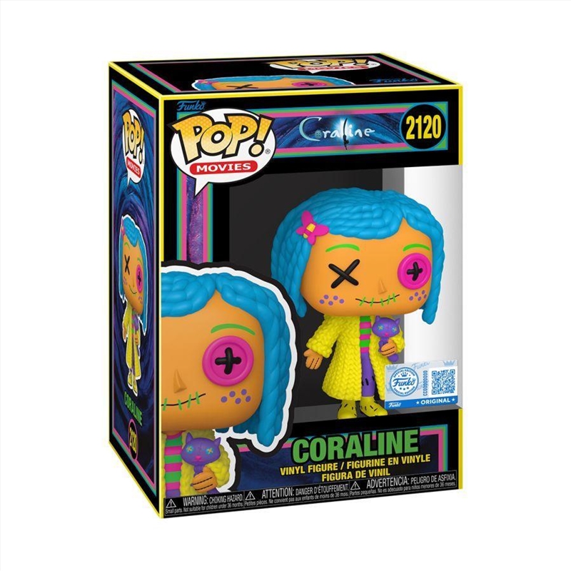 Coraline - Coraline (Patchwork) Exclusive Blacklight Pop! Vinyl/Product Detail/Standard Pop Vinyl