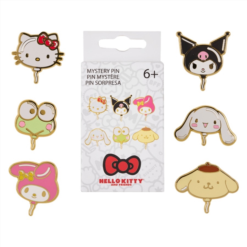 Loungefly Hello Kitty - Balloons Mystery Pin Blind Box (Sent At Random)/Product Detail/Buttons & Pins