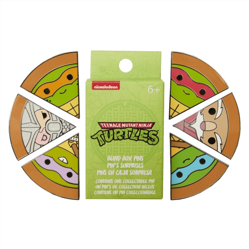 Loungefly Teenage Mutant Ninja Turtles - Pizza Slices Mystery Pin Blind Box (Sent At Random)/Product Detail/Buttons & Pins