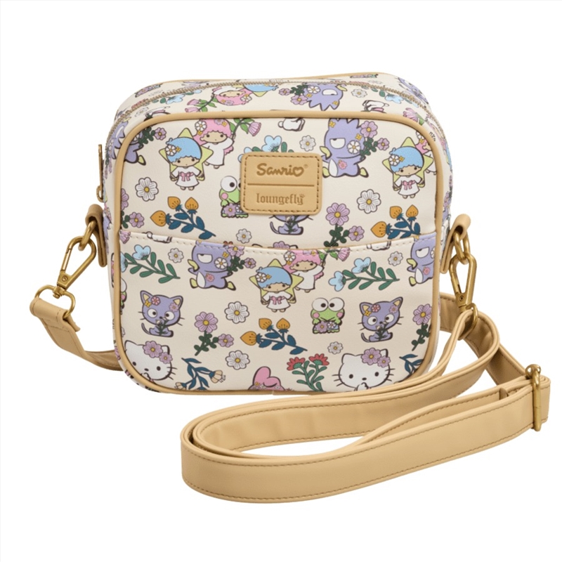 Loungefly Hello Kitty & Friends Floral Crossbody Bag RS/Product Detail/Bags