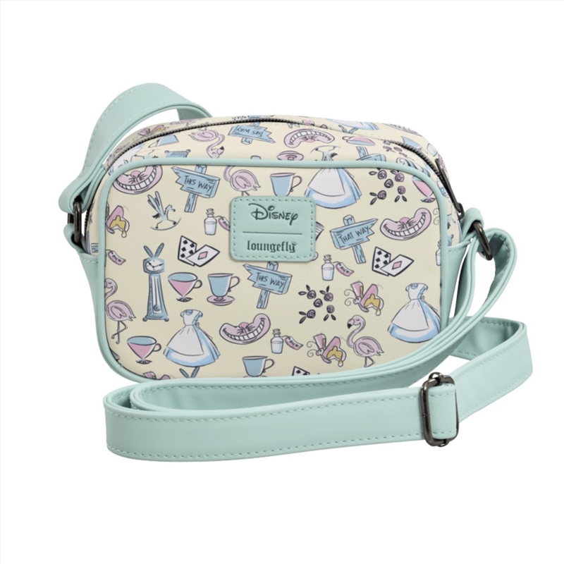 Loungefly Wonderland Icons Camera Crossbody Bag RS/Product Detail/Bags