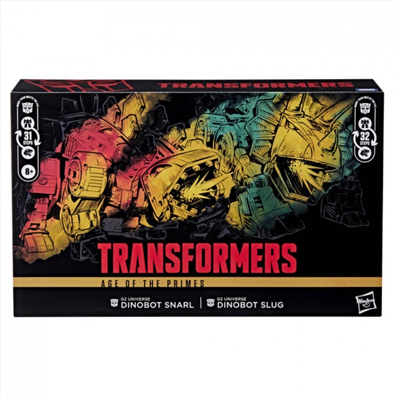 Transformers Age of the Primes G2 Universe Dinobot Slug and G2 Universe Dinobot Snarl/Product Detail/Figurines