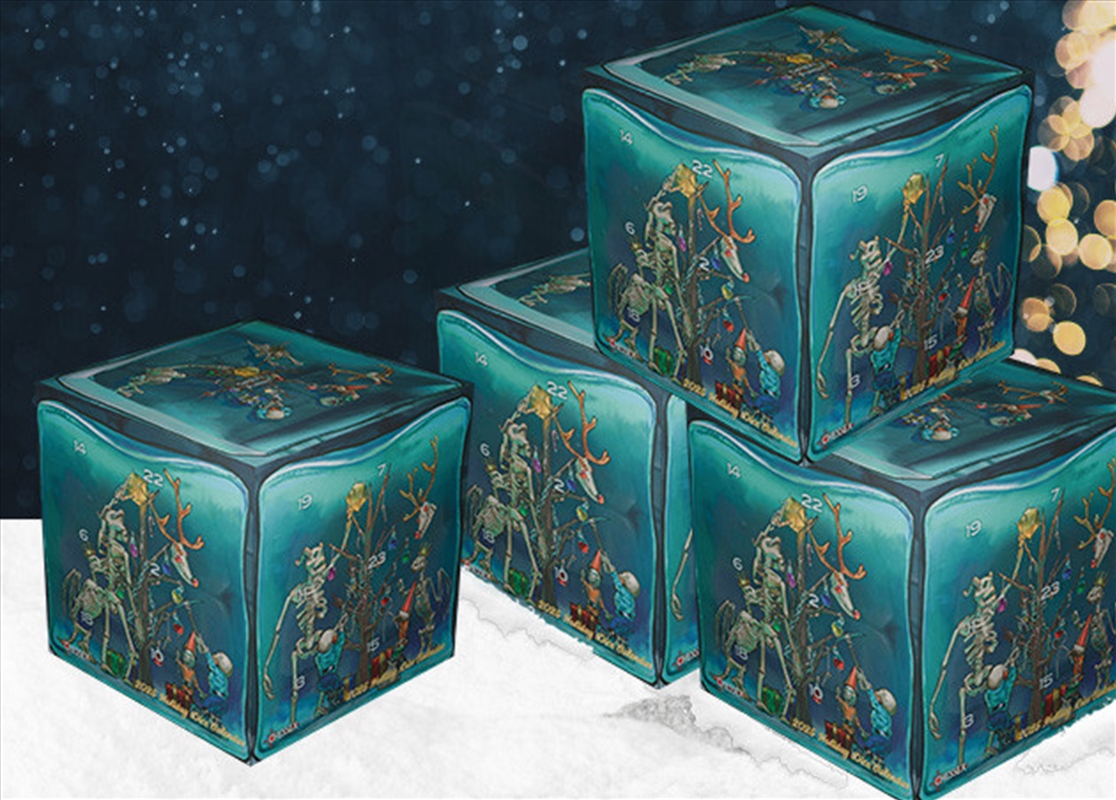 Chessex Holiday Calendar Sampler 2025 (Sealed case 4 Pack With Metal Sign)/Product Detail/Dice Games