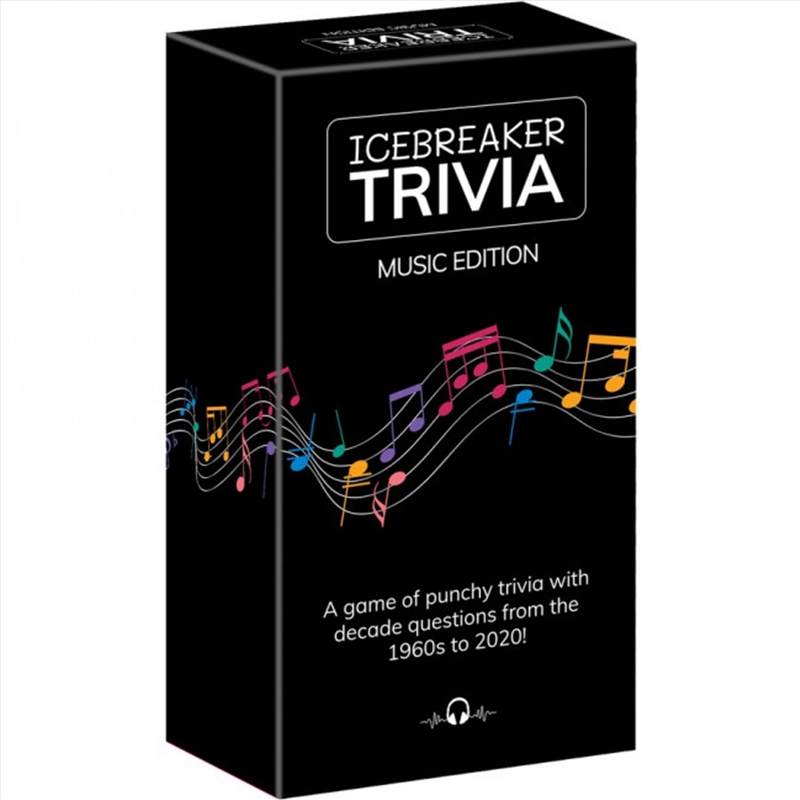 Icebreaker Trivia Music Edition/Product Detail/Card Games