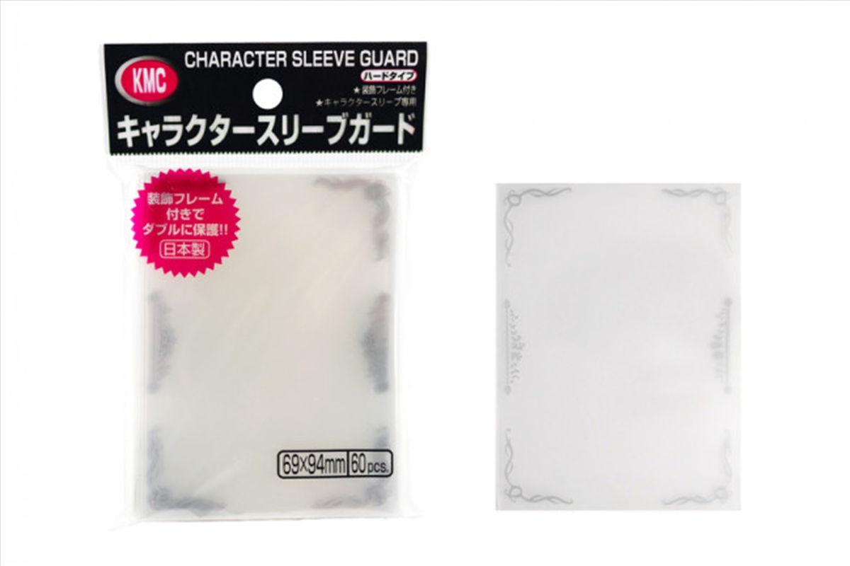 KMC Character Sleeve Guard 60 Pack (94mm x 69mm) - Silver/Product Detail/Games Accessories
