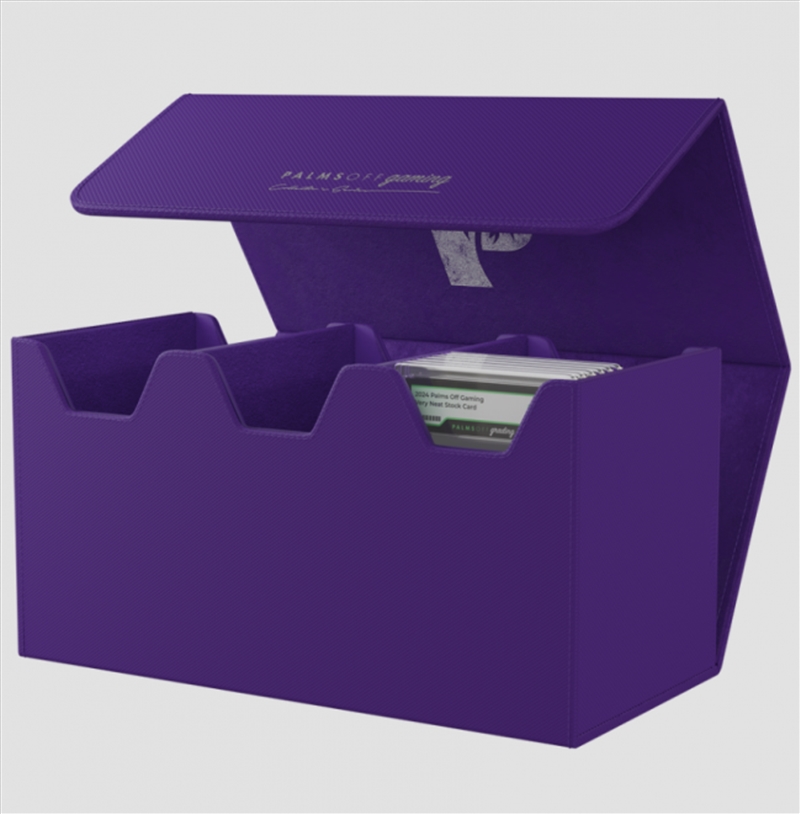 Palms Off Gaming - Collector's Series Graded Card Storage Case  - Large - PURPLE/Product Detail/Games Accessories