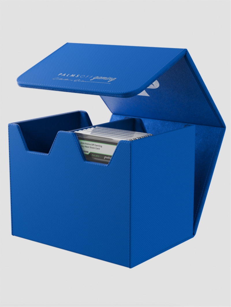 Palms Off Gaming - Collector's Series Graded Card Storage Case  - Medium - BLUE/Product Detail/Games Accessories