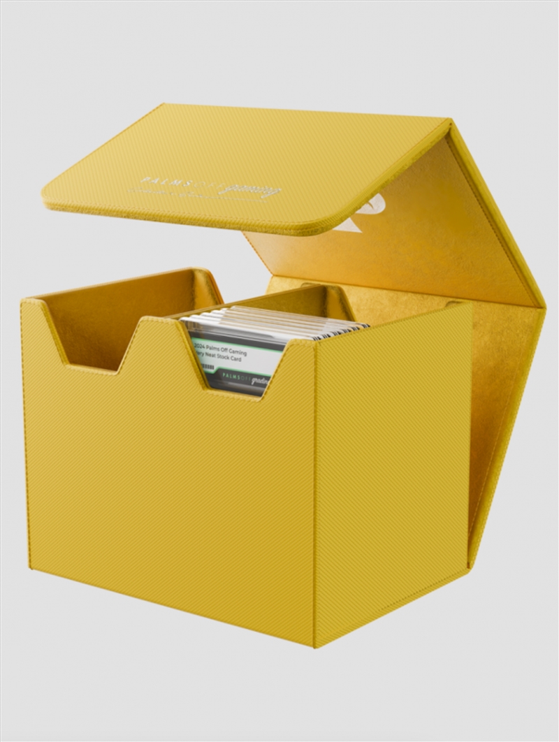 Palms Off Gaming - Collector's Series Graded Card Storage Case  - Medium - YELLOW/Product Detail/Games Accessories