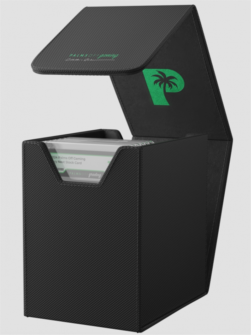 Palms Off Gaming - Collector's Series Graded Card Storage Case  - Small - BLACK/Product Detail/Games Accessories
