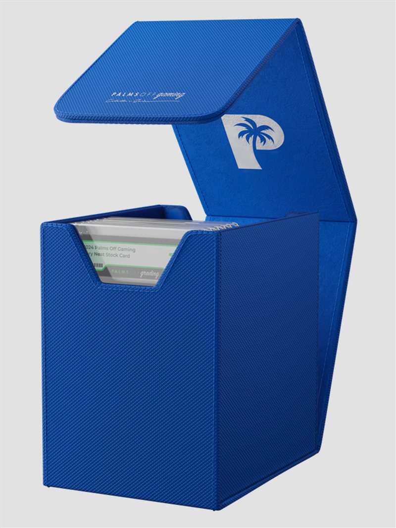 Palms Off Gaming - Collector's Series Graded Card Storage Case  - Small - BLUE/Product Detail/Games Accessories