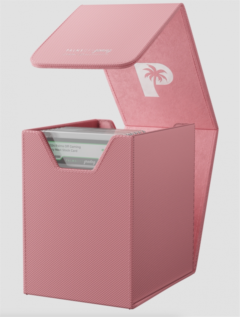 Palms Off Gaming - Collector's Series Graded Card Storage Case  - Small - PINK/Product Detail/Games Accessories