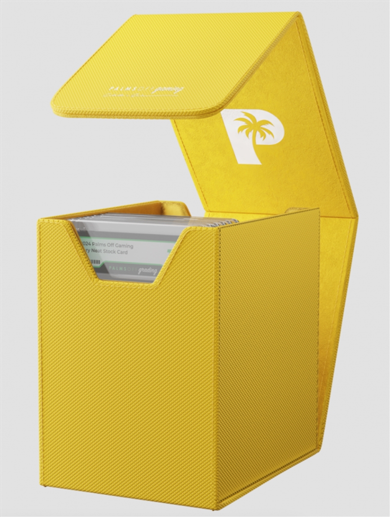 Palms Off Gaming - Collector's Series Graded Card Storage Case  - Small - YELLOW/Product Detail/Games Accessories