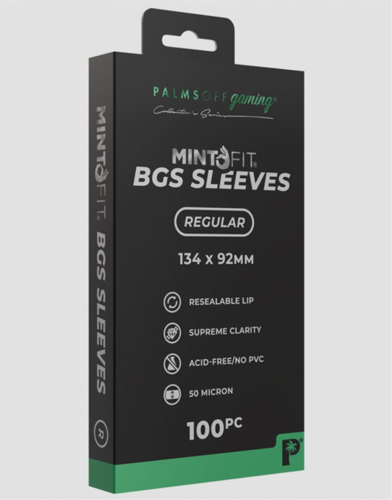 Palms Off Gaming - MintFit BGS Graded Card Sleeves - Regular 100pc/Product Detail/Games Accessories