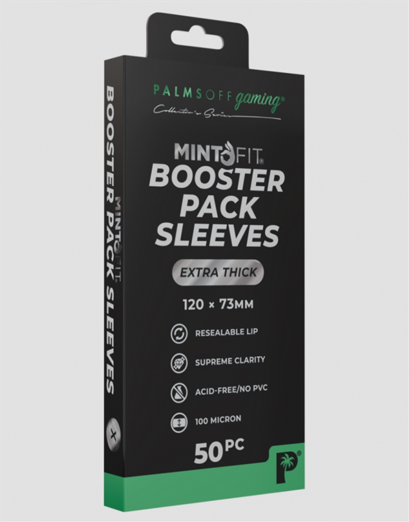 Palms Off Gaming - MintFit Booster Pack Sleeves - Extra Thick 50pc/Product Detail/Games Accessories