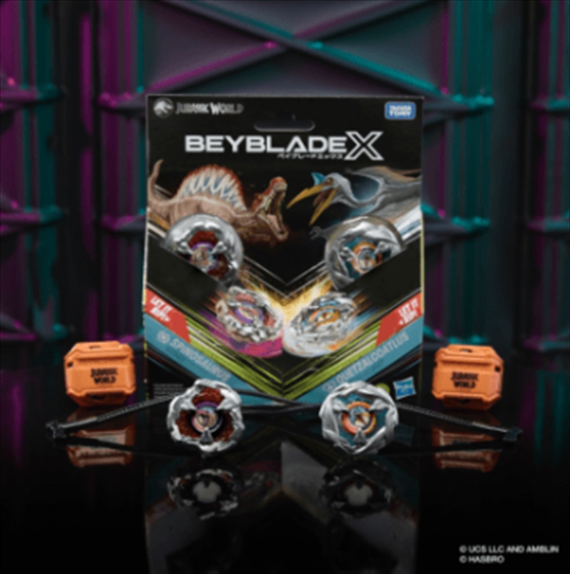 Beyblade X Jurassic World Collab Spinosaurus vs. Quetzalcoatlus/Product Detail/Collectables