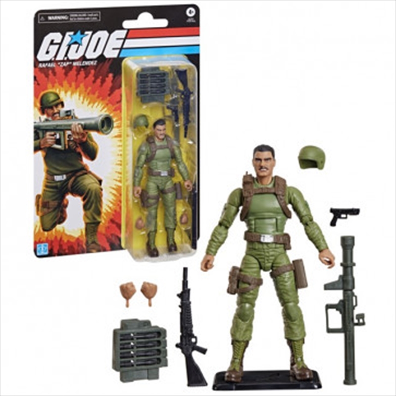 G.I. Joe Classified Series Retro Cardback Rafael "Zap" Melendez/Product Detail/Figurines
