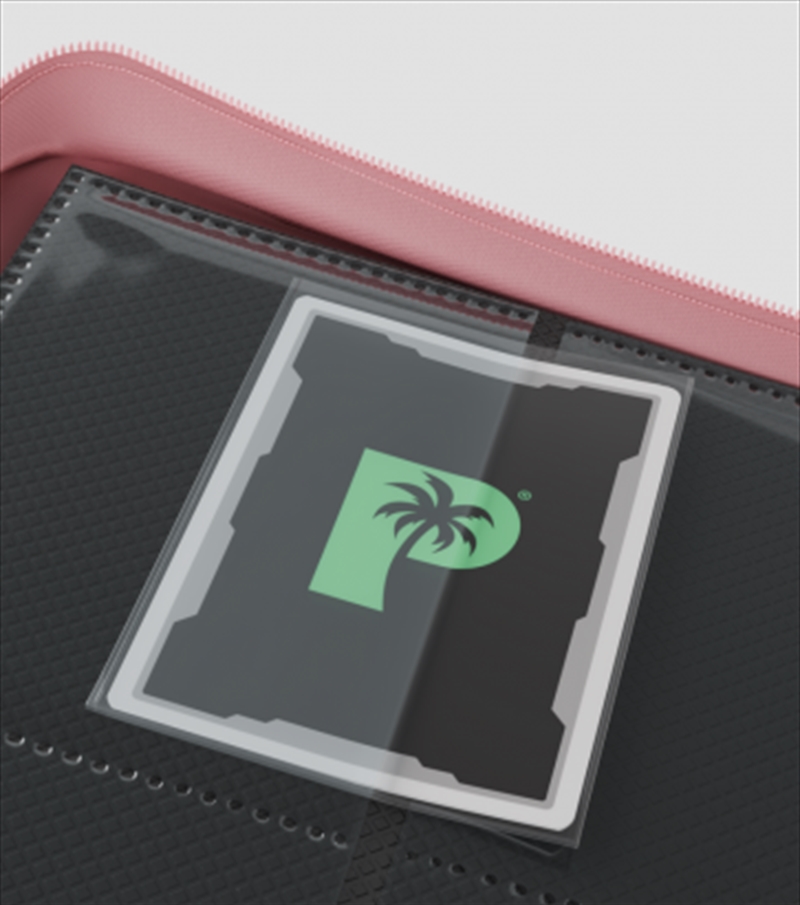 Palms Off Gaming - STEALTH 12 Pocket Side Loader Zip Trading Card Binder - PINK/Product Detail/Games Accessories