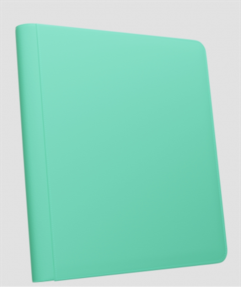 Palms Off Gaming - STEALTH 12 Pocket Side Loader Zip Trading Card Binder - TURQUOISE/Product Detail/Games Accessories
