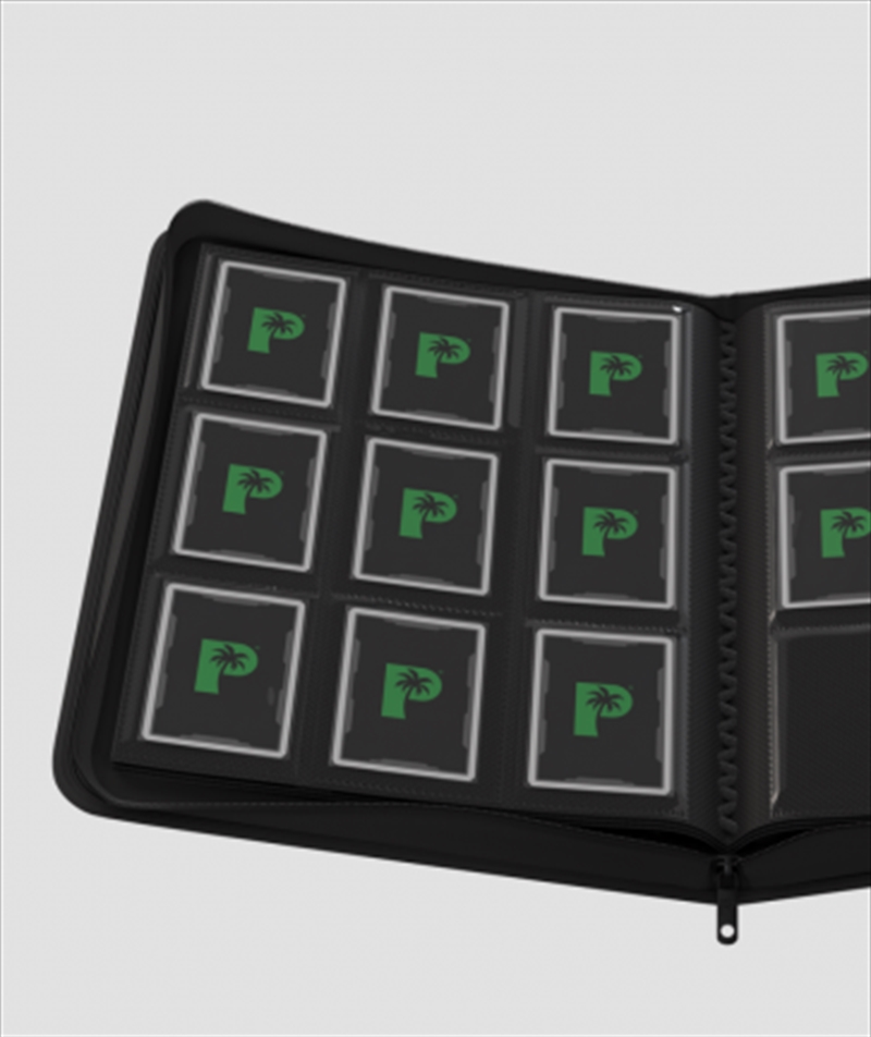 Palms Off Gaming - STEALTH 9 Pocket Side Loader Zip Trading Card Binder - BLACK/Product Detail/Games Accessories