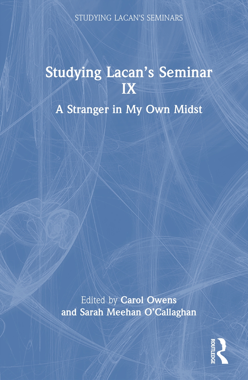 Studying Lacan’s Seminar IX/Product Detail/Psychology