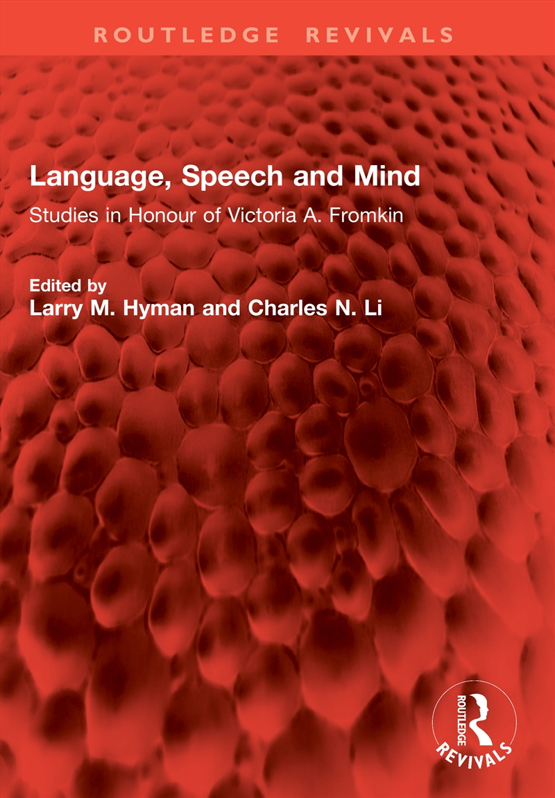Language, Speech and Mind/Product Detail/Language & Linguistics