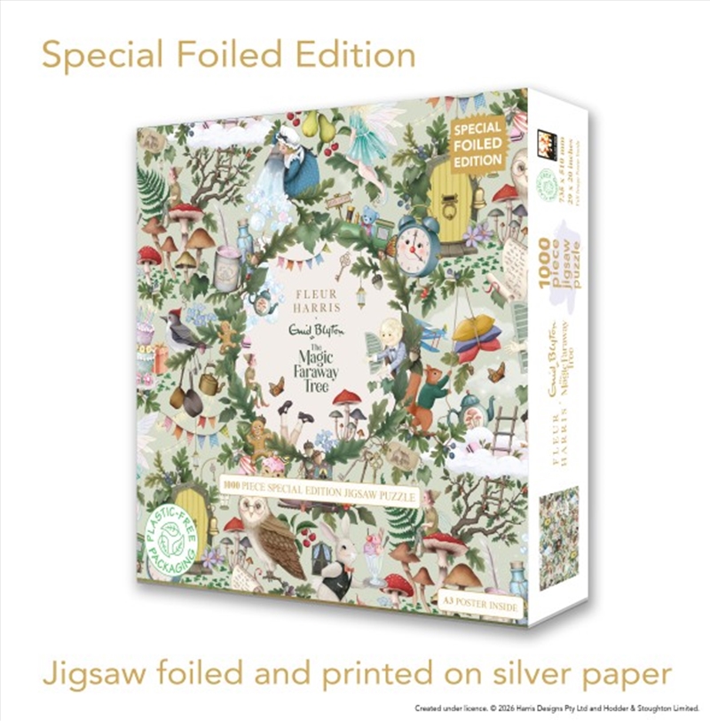 Special Edition Foiled Jigsaw: Enid Blyton & Fleur Harris: The Magic Faraway Tree (1000-pieces)/Product Detail/Jigsaw Puzzles
