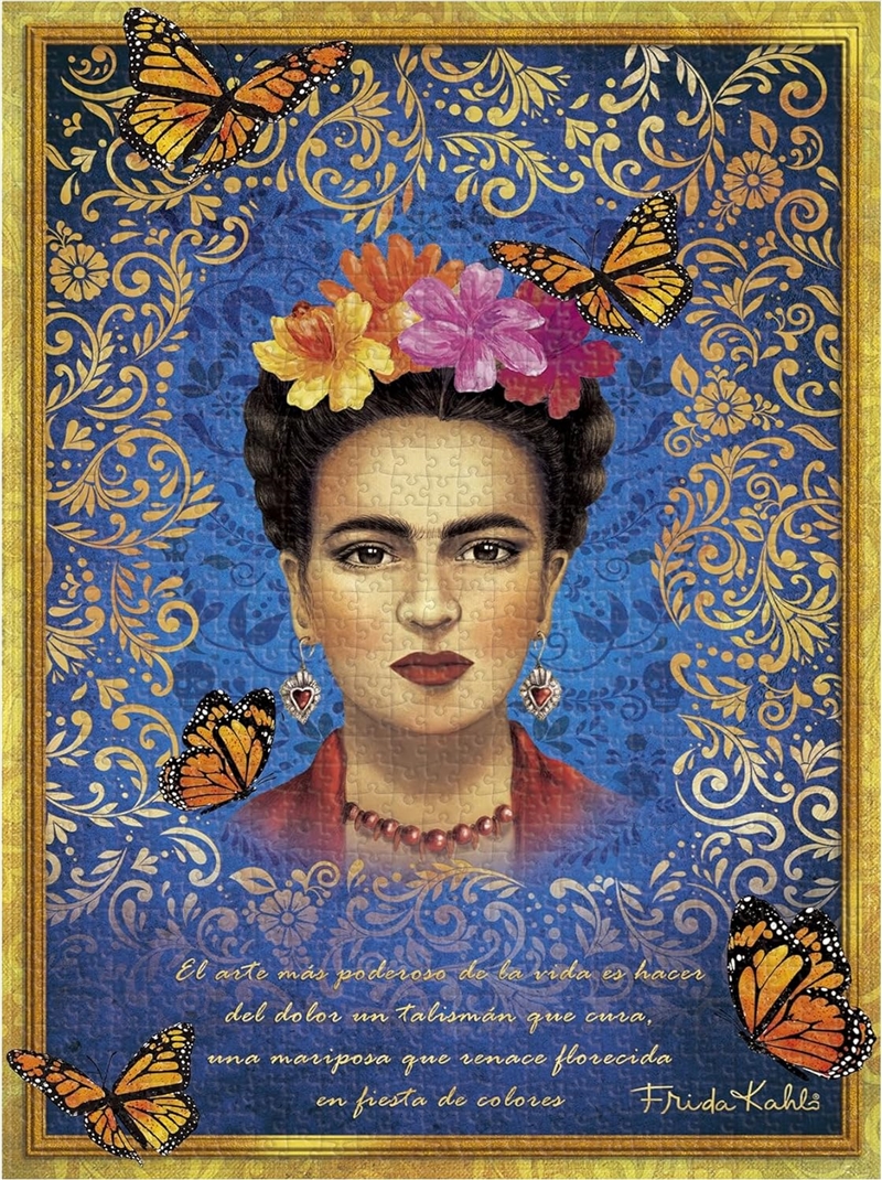 The Colourful Portrait (Viva Frida) 1000 Piece Puzzle/Product Detail/Jigsaw Puzzles