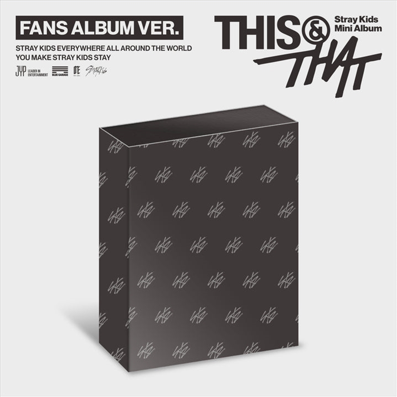 Stray Kids - This & That 10th Mini Album Fans Album Ver (Random Gift)/Product Detail/World