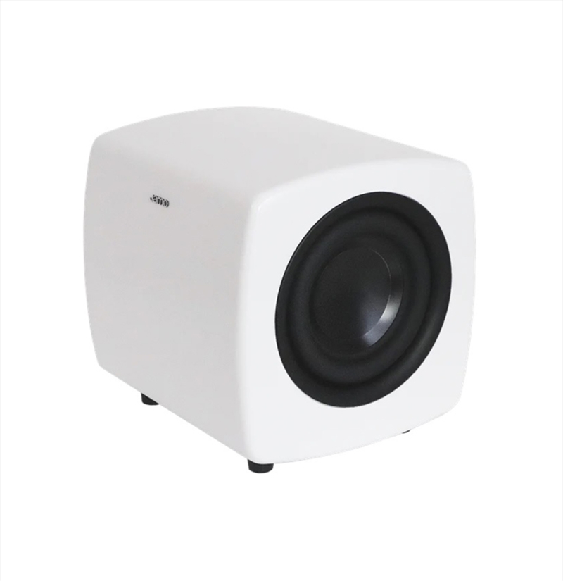 Cube Compact Powered Subwoofer - Matte White/Product Detail/Speakers